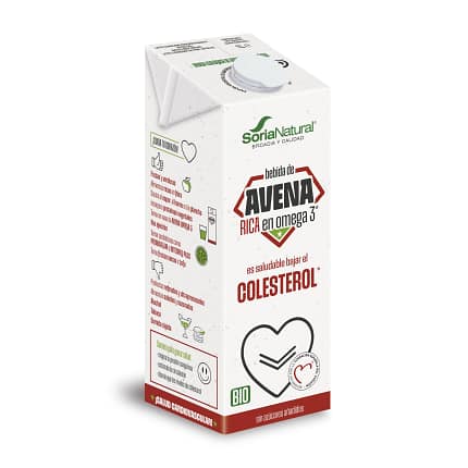 Bebida Vegetal Aveia Ómega 3 Soria Natural Colestrol