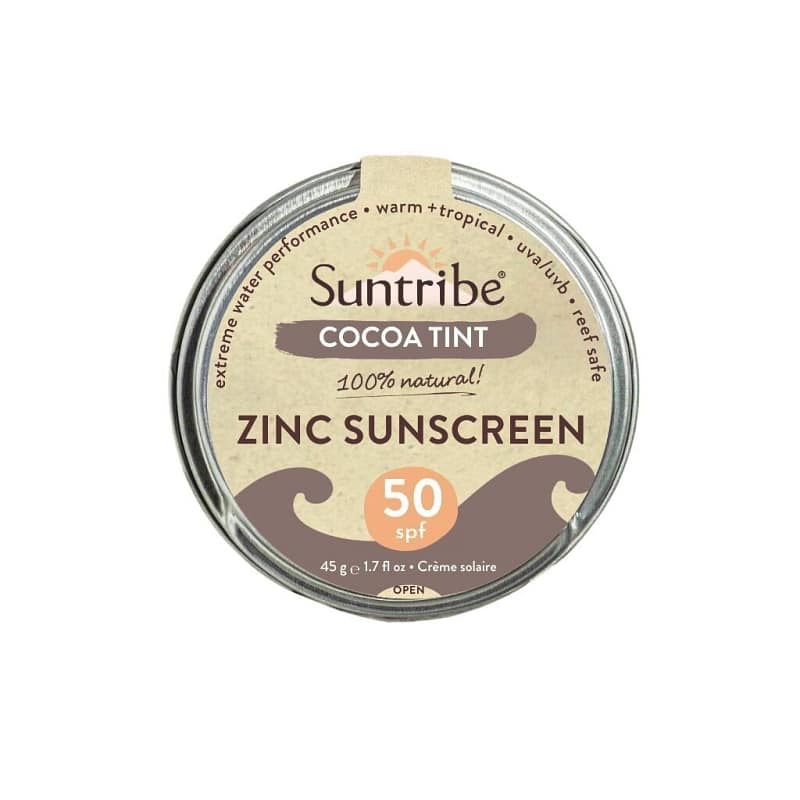 Protetor Solar Zinco Natural Rosto e Desporto FPS 50 Cocoa Tint (45 G)