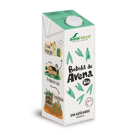 Bebida Aveia Biológica Soria Natural Alimentação