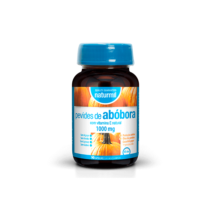 Pevides de Abóbora Suplemento Alimentar Proteção Celular Naturmil Pevides de Abóbora Suplemento Alimentar Proteção Celular Naturmil