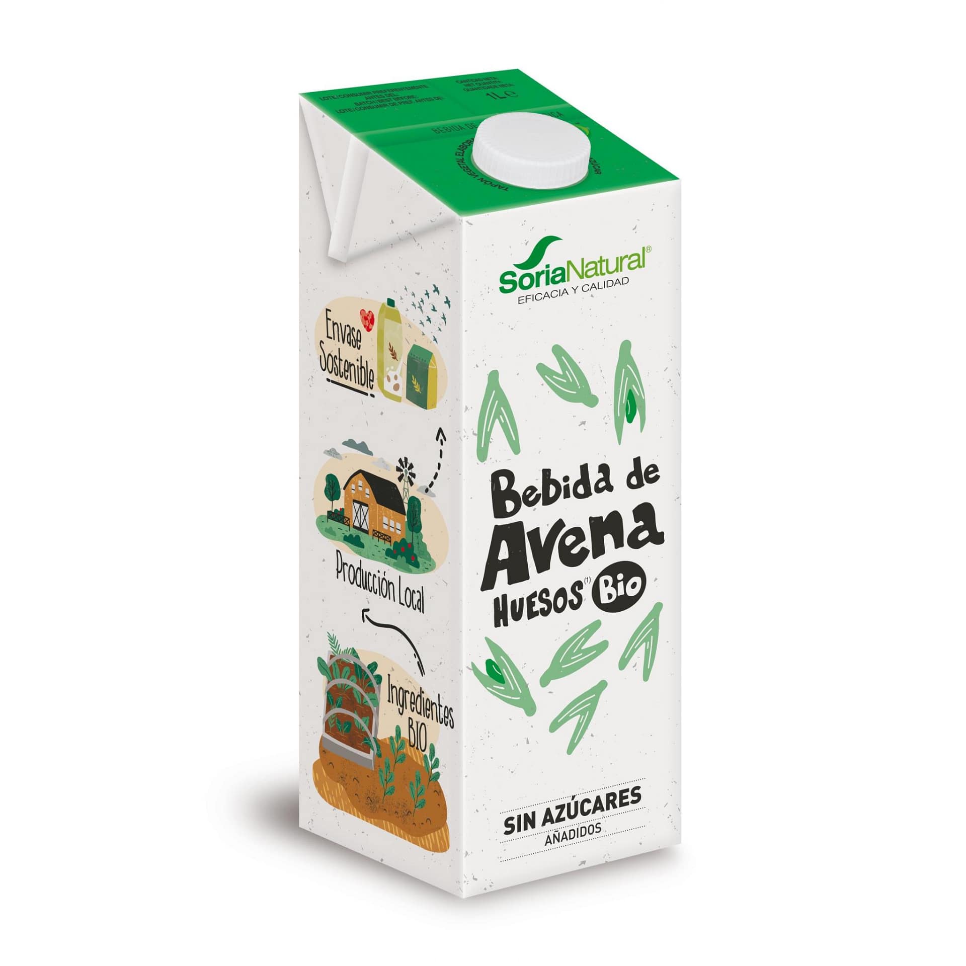 Bebida Vegetal Aveia Ossos Soria Natural Músculos