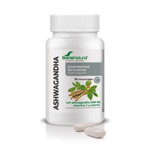 Comprimidos Ashwagandha Soria Natural Performance Mental Física