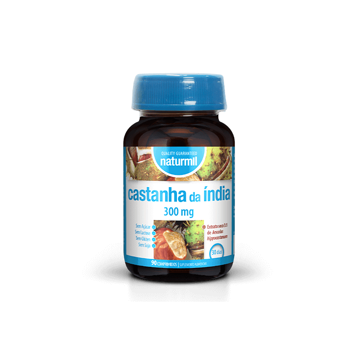 Castanha da Índia 300 mg Suplemento Alimentar Naturmil Hemorroidas Castanha da Índia 300 mg Suplemento Alimentar Naturmil Hemorroidas