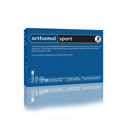 Orthomol Sport, suplemento alimentar sem glúten, sem lactose