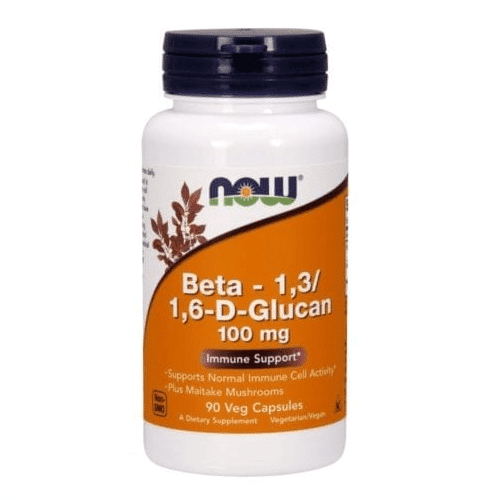 Beta 1,6/1,3 D-Glucan com Maitake 100mg, suplemento alimentar vegan e vegetariano