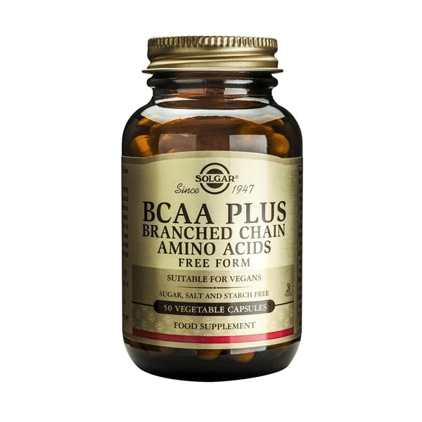 BCAA Plus Branched Chain Amino Acids suplemento alimentar sem açúcar, sem sal, vegan