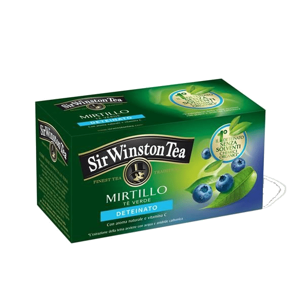 Chá Verde Descafeinado de Mirtilo
