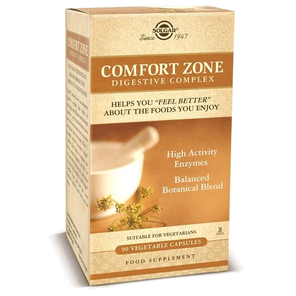Comfort Zone Digestive Complex, suplemento alimentar vegetariano