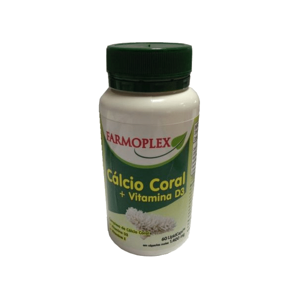 Cálcio Coral + Vitamina D3, suplemento alimentar
