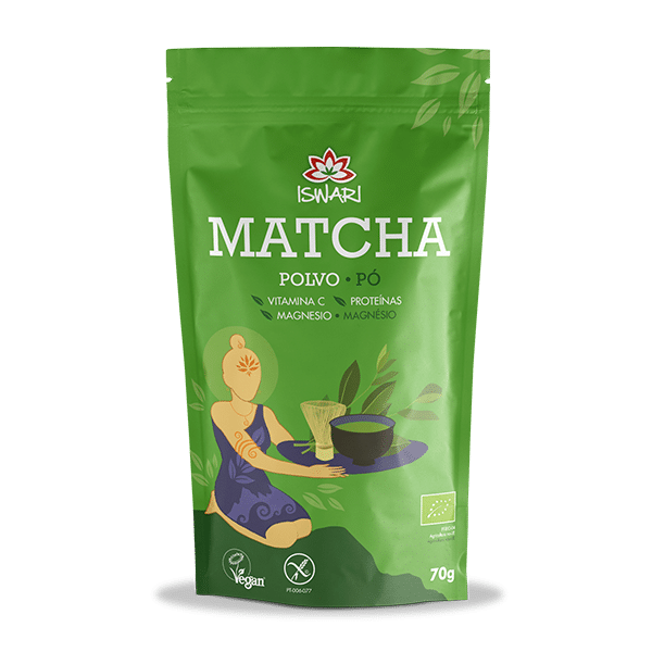 Matcha em Pó Bio, sem glúten, vegan