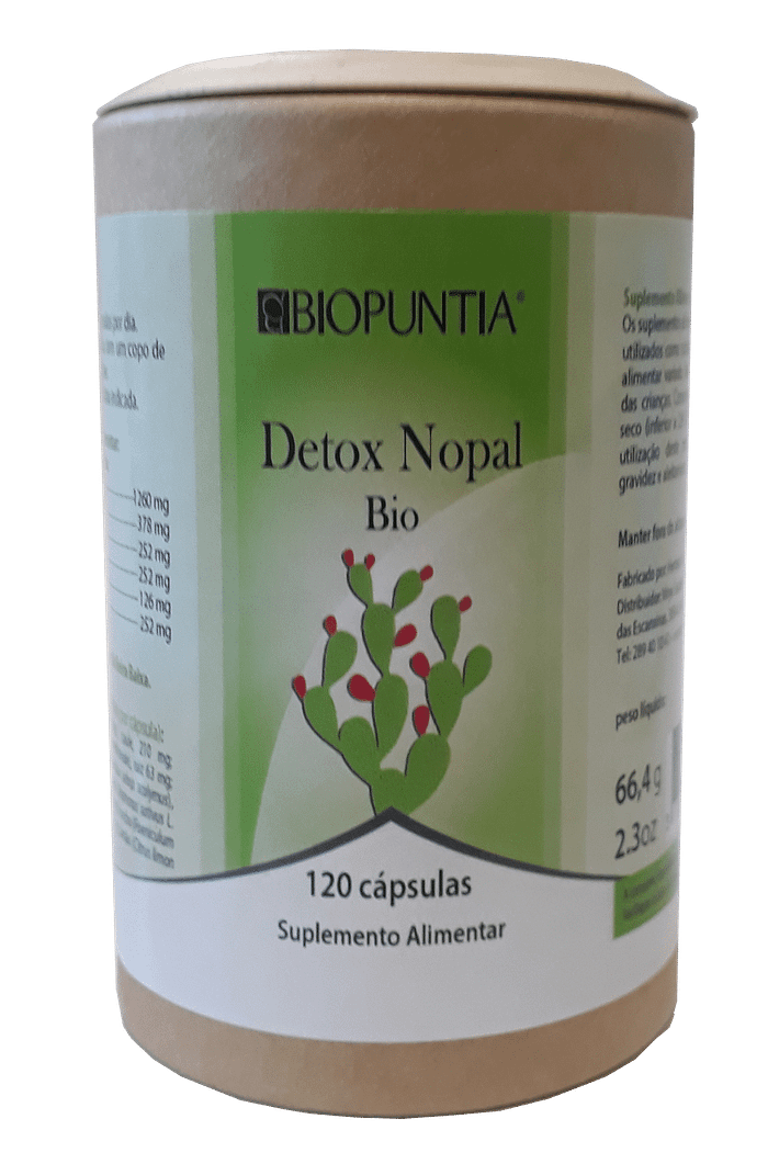 Detox Nopal Bio, suplemento alimentar biológico