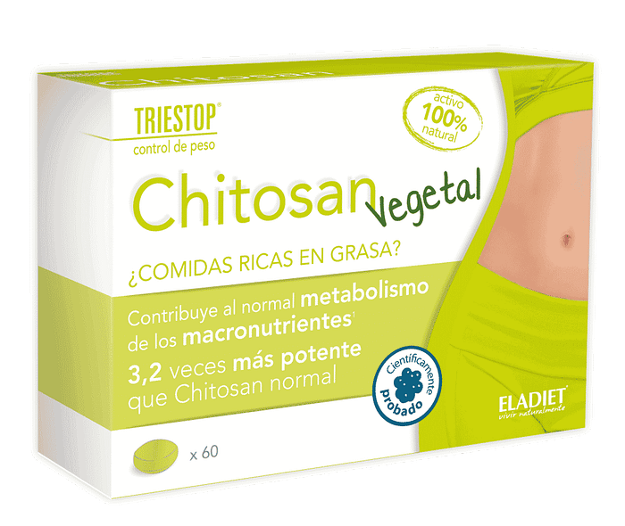 Chitosan Vegetal, suplemento alimentar sem glúten, sem lactose