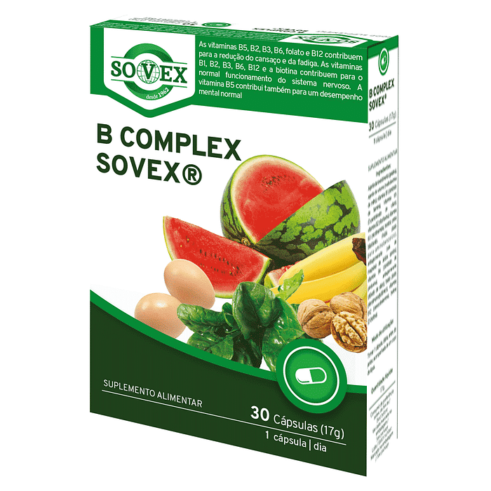 B Complex Sovex, suplemento alimentar