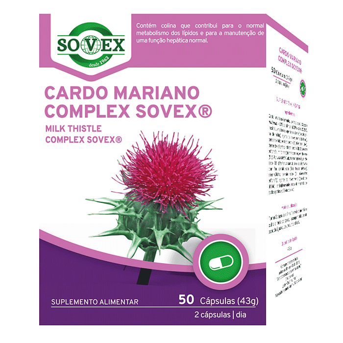 Cardo Mariano Sovex, suplemento alimentar