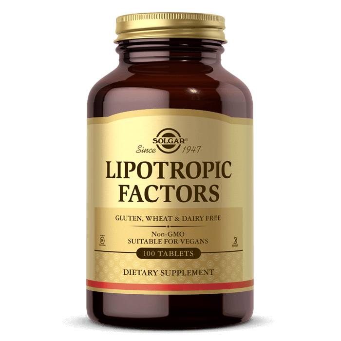 Fatores Lipotrópicos 100 comprimidos Suplemento Solgar