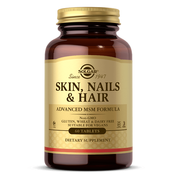 Skin Nails & Hair 60 comp Suplemento Solgar