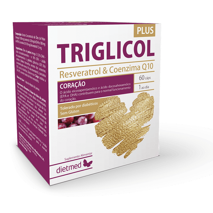 Triglicol Plus, suplemeno alimentar sem glúten