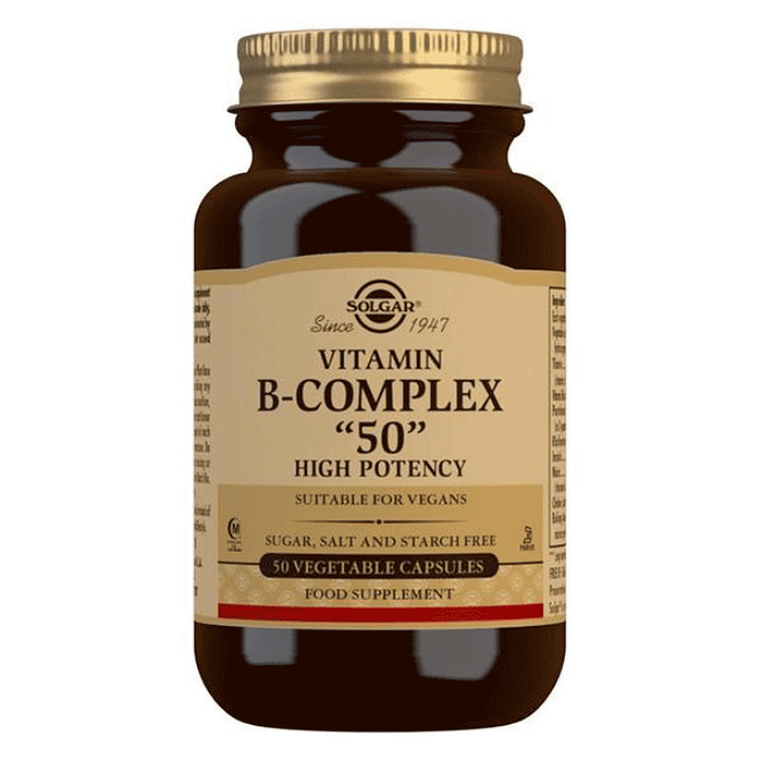 Vitaminas-Complexo-B-50 suplemento solgar