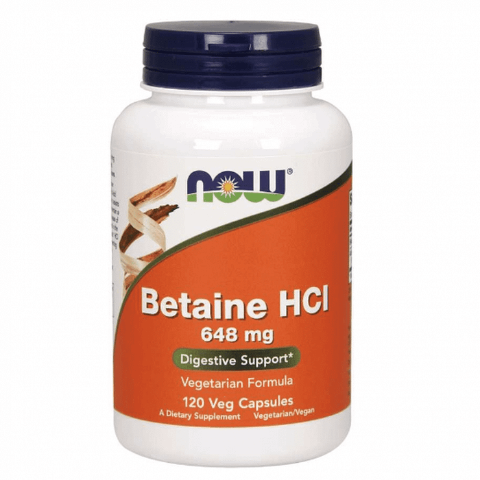 Betaine HCL, suplemento alimentar vegan e vegetariano