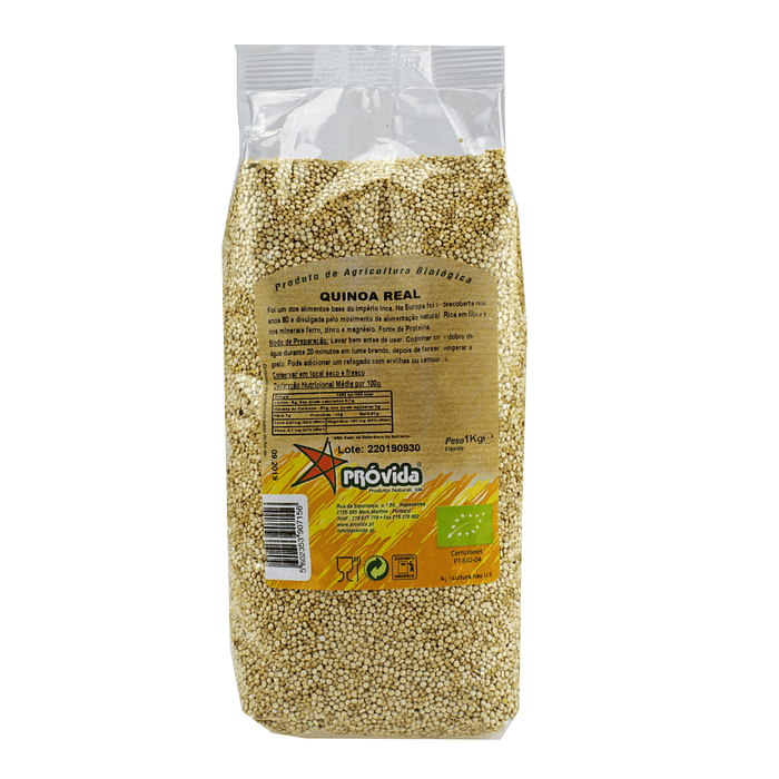 Quinoa Real, produto de agricultura biológica