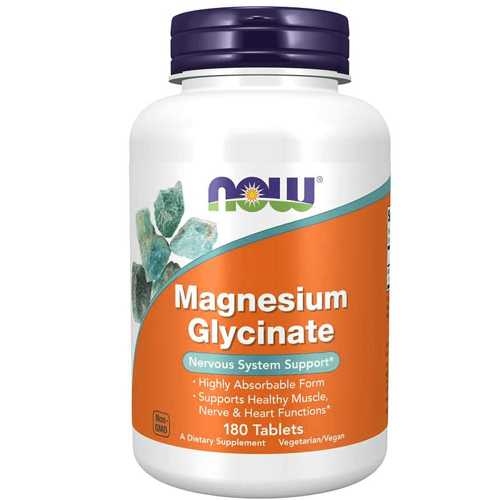 Magnesium Glycinate, suplemento alimentar vegan e vegetariano