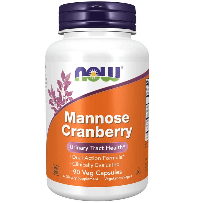 Mannose Cranberry, suplemento alimentar vegan e vegetariano