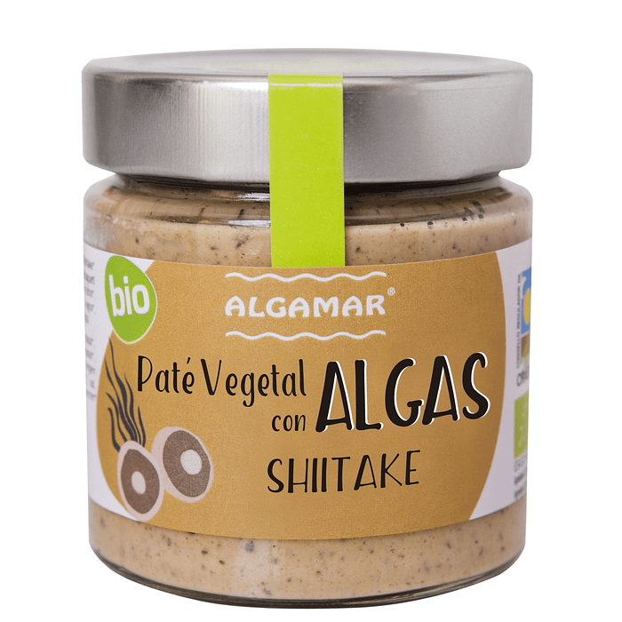 Paté Vegetal com Algas - Shiitake, biológico