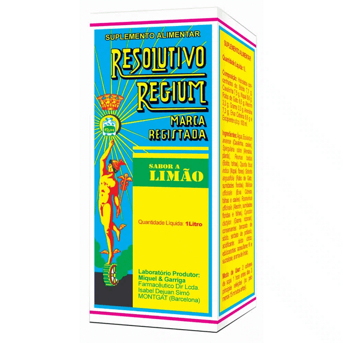 Resolutivo Regium Sabor Limão, suplemento alimentar