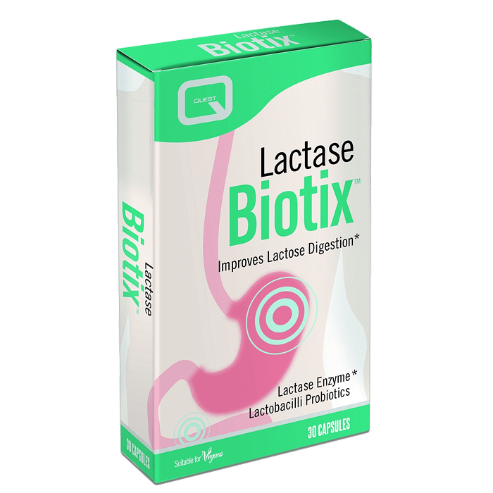Lactase Biotix,, suplemento alimentar vegan e vegetariano
