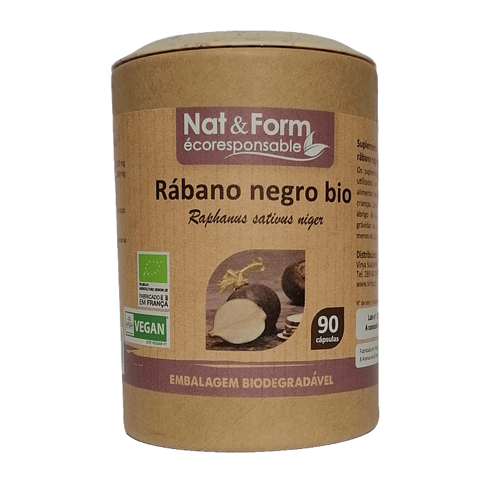 Rábano Negro Bio Eco, suplemento alimentar vegan