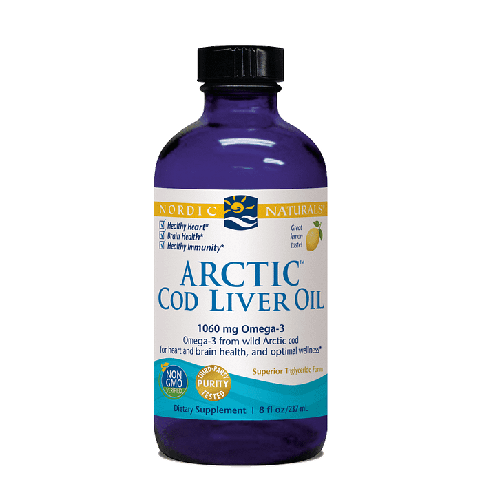 Artic-D Cod Liver Oil, suplemento alimentar sem glúten