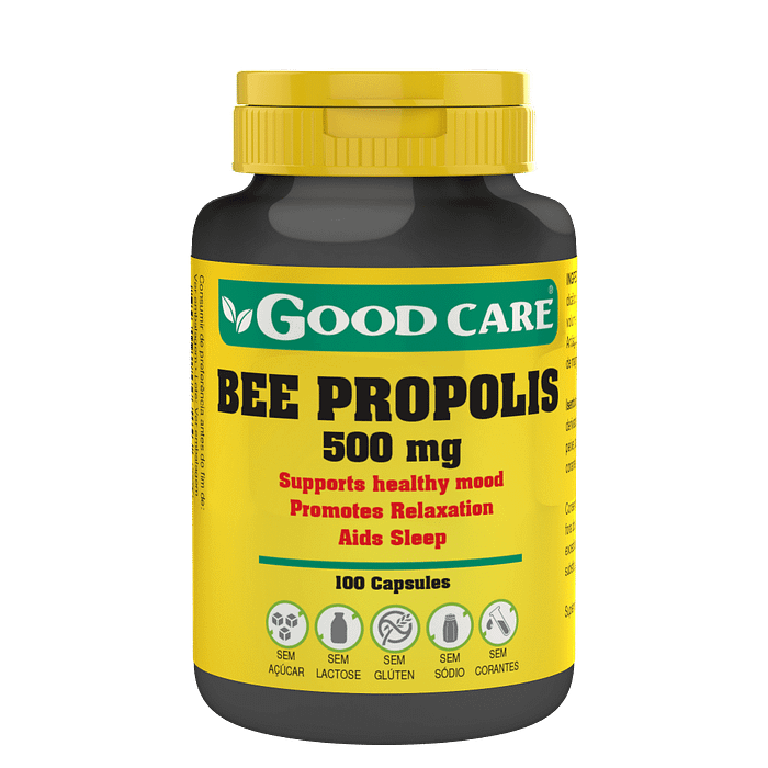 Bee Propolis, suplemento alimentar sem açúcar, sem glúten, sem lactose