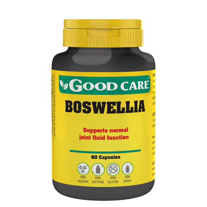 Boswellia, suplemento alimentar sem açúcar, sem glúten, sem lactose