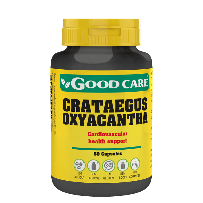 Cratageus Oxyacantha, suplemento alimentar sem açúcar, sem glúten, sem lactose