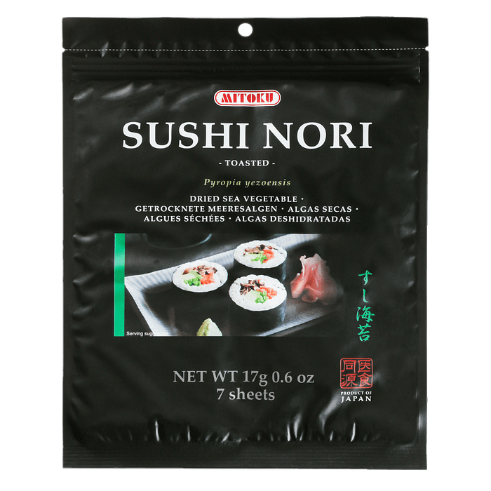 Alga Sushi-Nori 7 Folhas Tostada