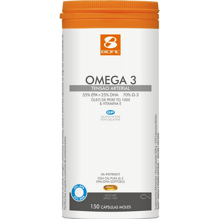 Omega 3 1000 mg, sem açúcar, sem lactose, sem sal