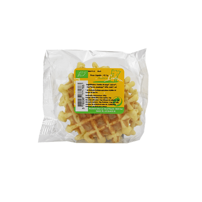 Waffle Natural, biológico