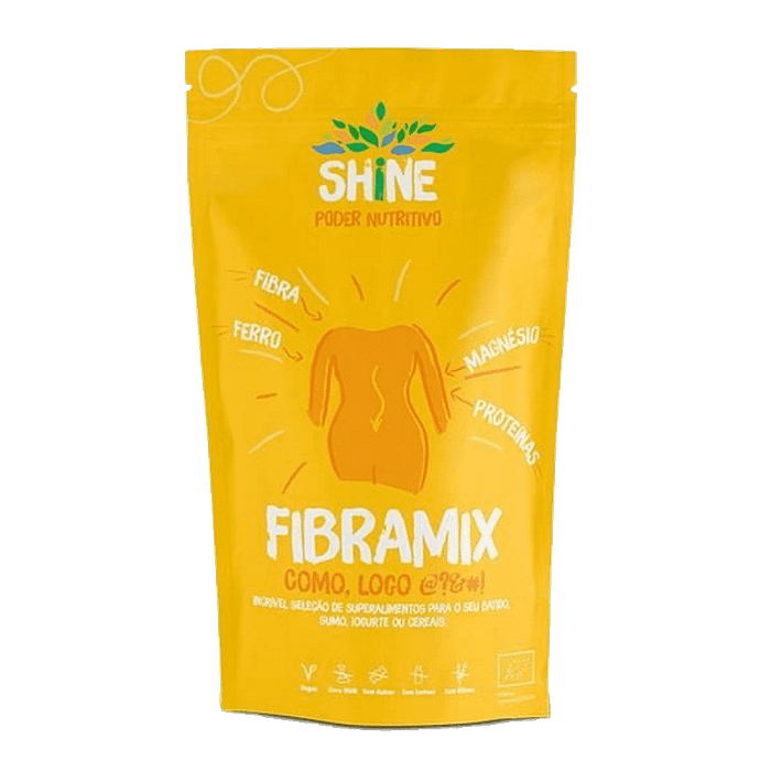 Fibramix, com ingredientes biológicos, sem glúten, vegan