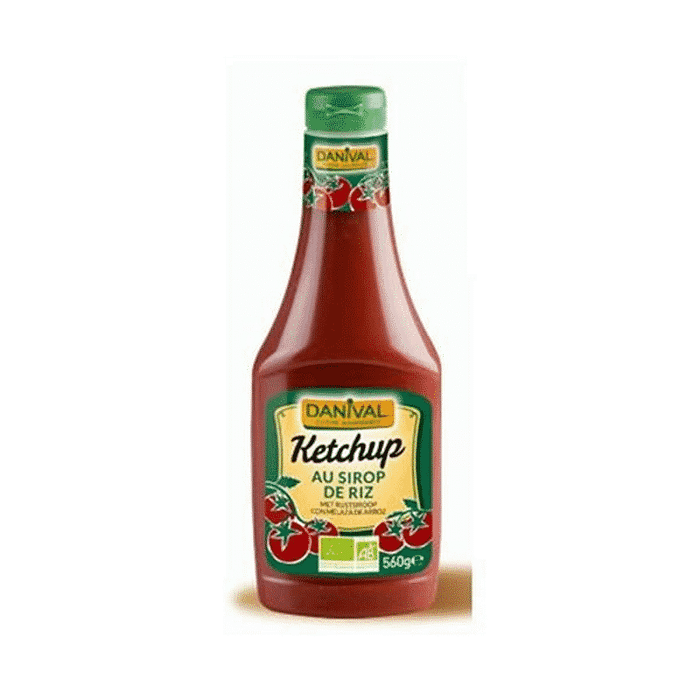 Ketchup Xarope Arroz, ingredientes biológicos