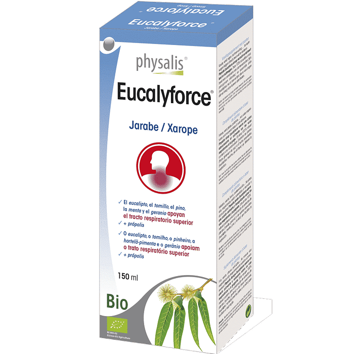 Eucalyforce Xarope, com ingredientes biológicos