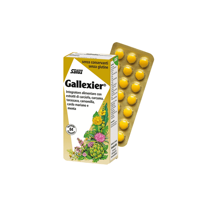 Gallexier Comprimidos, suplemento alimentar sem glúten