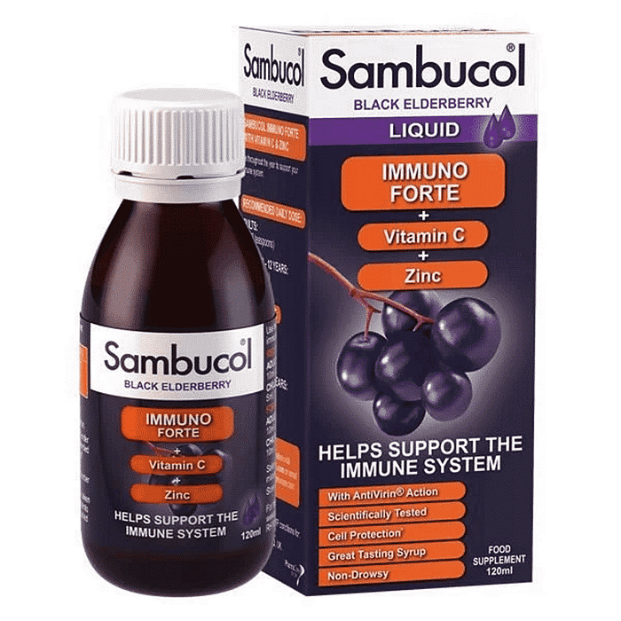 Xarope Sabugueiro Immunoforte + Vitamina C + Zinco