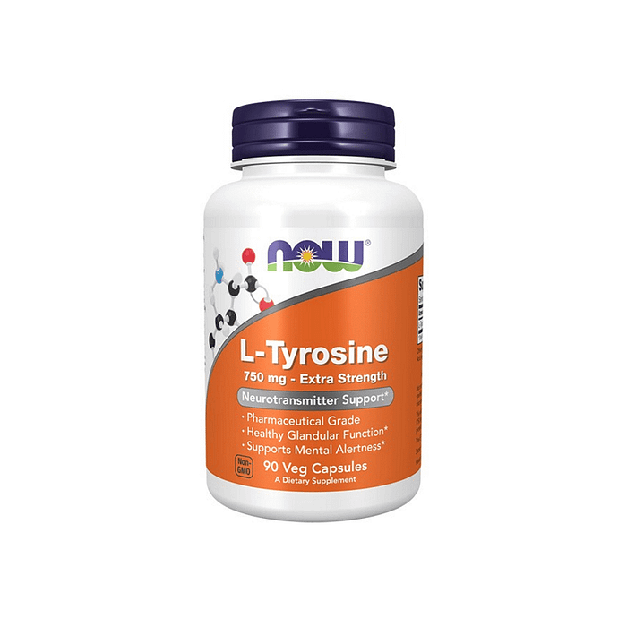 L-Tyrosine 750 mg, suplemento alimentar