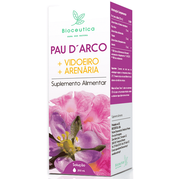 Pau D'Arco + Vidoeiro + Arenária, suplemento alimentar