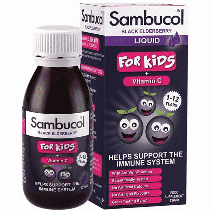 Xarope Sabugueiro Vitamina C Kids, suplemento alimentar