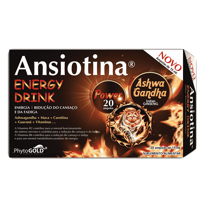 Ansiotina Energy Drink, suplemento alimentar