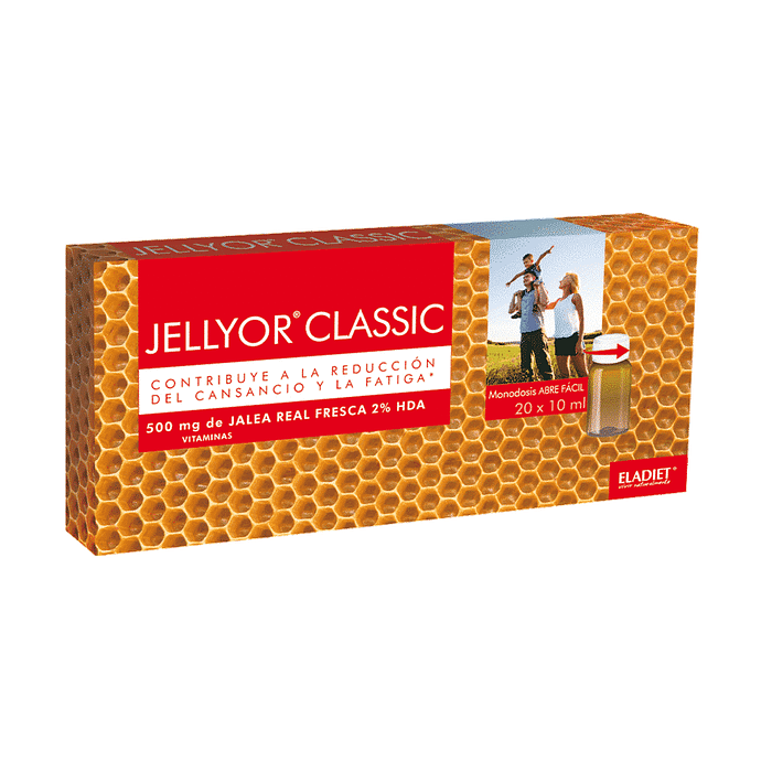 Jellyor Classic, suplemento alimentar sem glúten, sem lactose