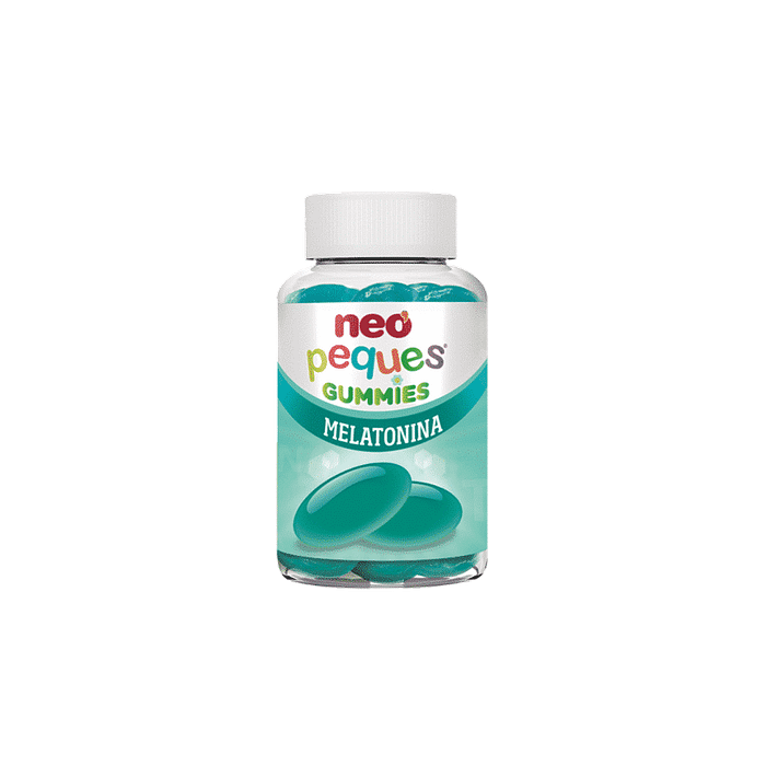Neo Peques Gummies Melatonina, suplemento alimentar sem glúten, sem lactose