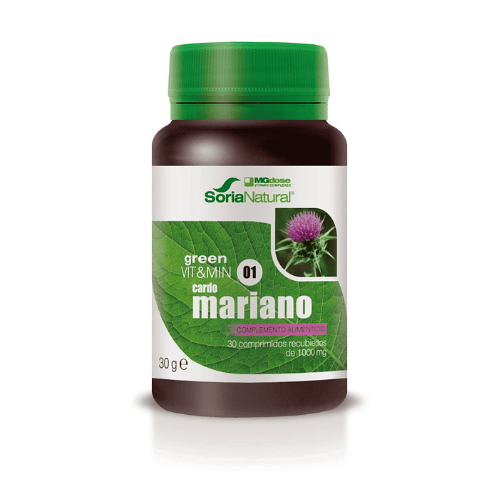 Green Vit&Min 01 Cardo Mariano, suplemento alimentar