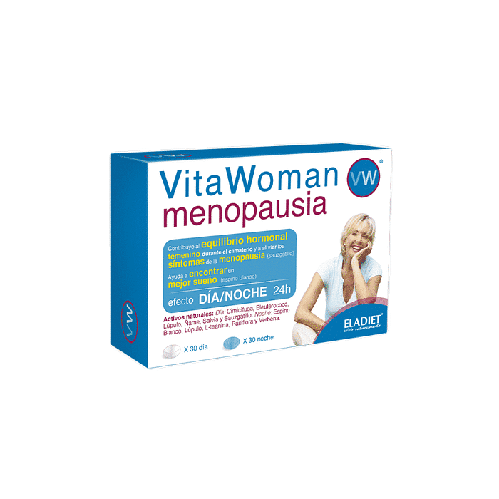 Vitawoman Menopausa, suplemento alimentar sem açúcar, sem glúten, sem lactose